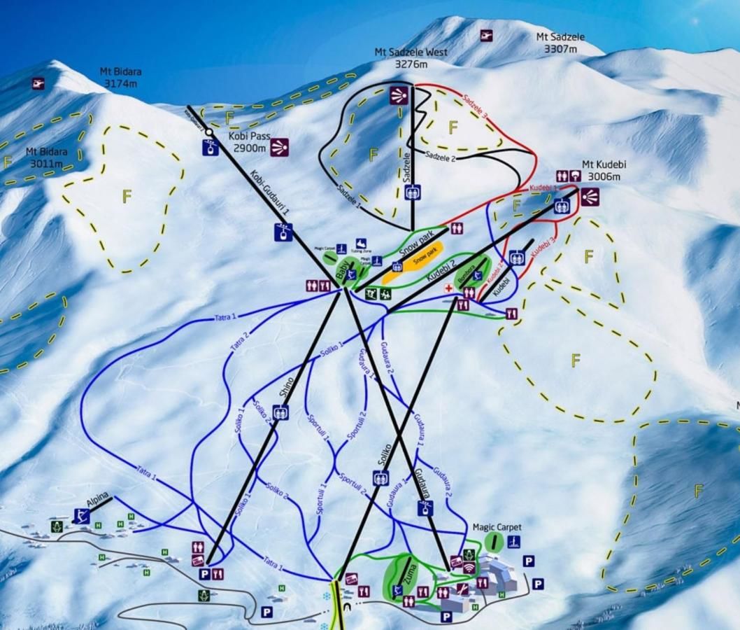 Апарт-отели Above it All in New Gudauri Гудаури-30
